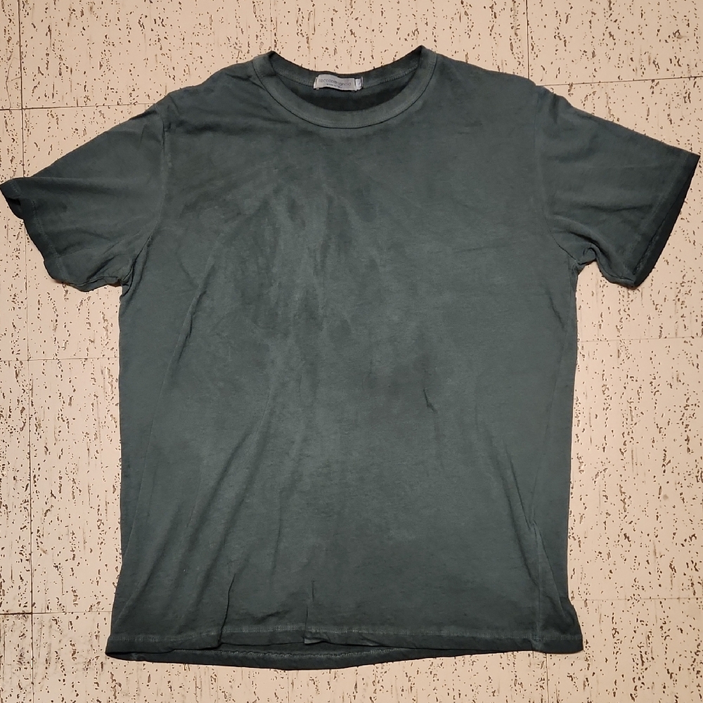 Rocca Di Bagnolo Italy Green Washed Crewneck T-Shirt